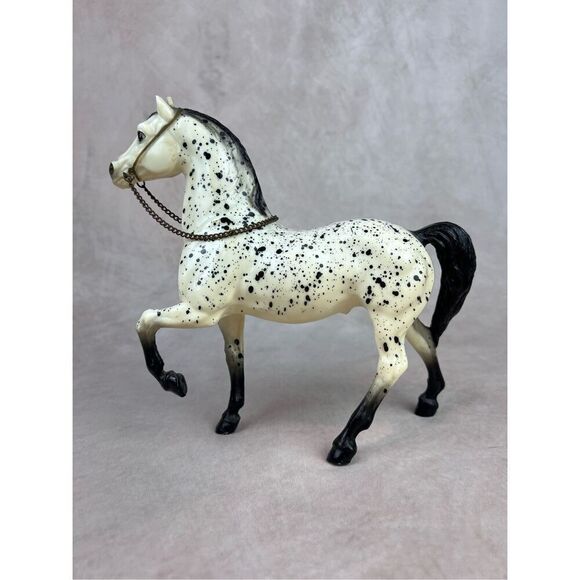 Vintage Breyer Glossy Western Prancing Horse #115 Cheyenne Leopard Appaloosa ‘63 - Picture 10 of 13